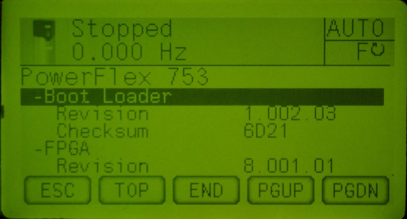 Allen-Bradley PowerFlex 753 20F11ND027AA0NNNNN 20HP 480 VAC FRN:11.001
