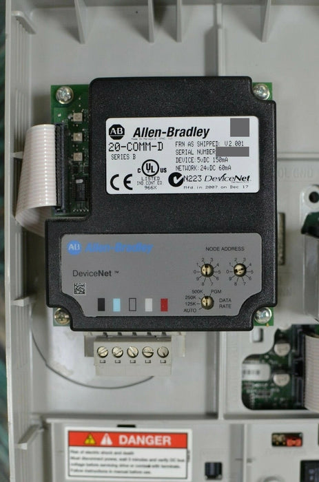 Allen-Bradley 20AD011A3AYNADC0 PowerFlex 70 VFD 7.5 HP 480 VAC 3 PH