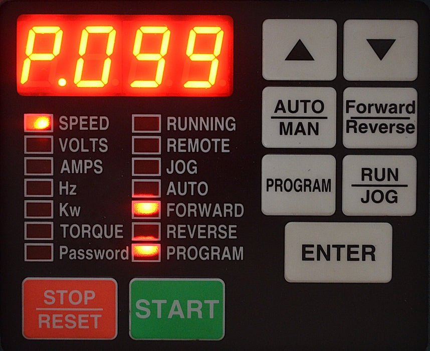 Low Run Time Reliance Electric GV3000/SE 7.5 HP 7V4160 FRN: 6.09 AC Drive Tested