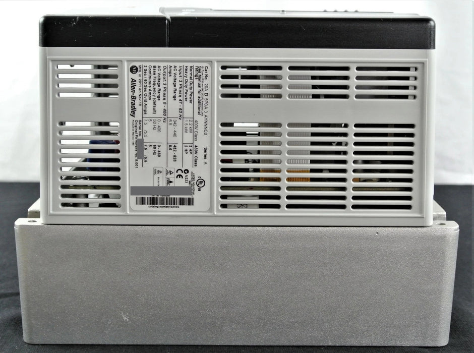 Allen-Bradley 20AD5P0A3AYNNNC0 PowerFlex 70 3HP 480V Ser A FRN 5.001 Tested