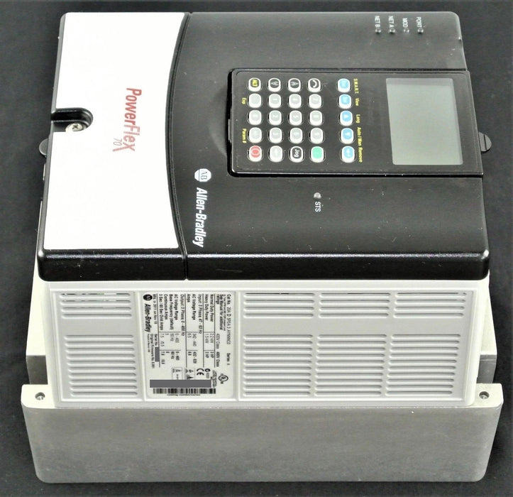 Allen-Bradley 20AD5P0A3AYNNNC0 PowerFlex 70 Low Run Hours 3HP