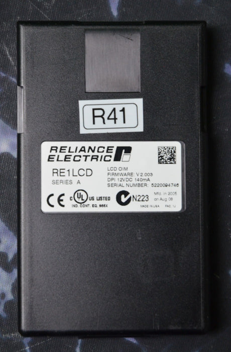 Reliance Electric RE1LCD A Keypad FRN:2.003 Tested Good R41