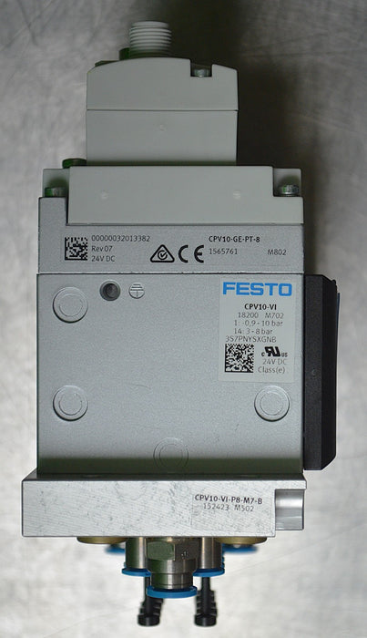 Festo CPV10-VI Valve Terminal Block w/ CTEU-PN Profinet Bus Node 8-Port, 2201471