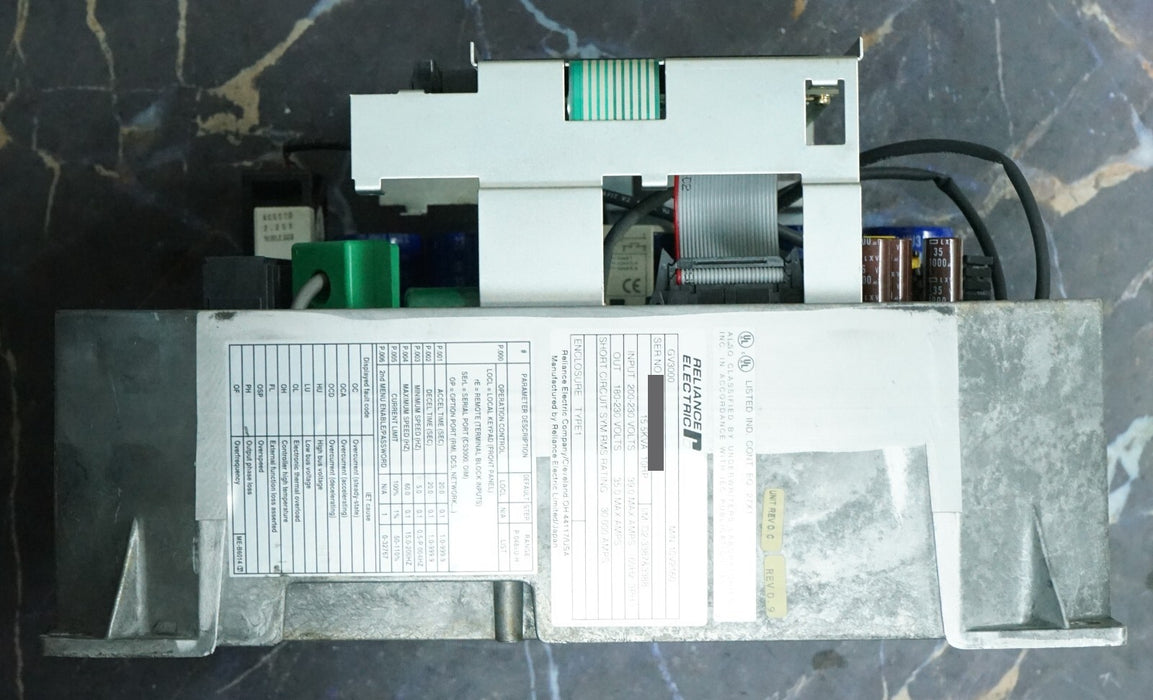 Reliance Electric Sensorless Enhanced AC DRIVE GV3000/SE 10V2160 Tested FRN:6.04