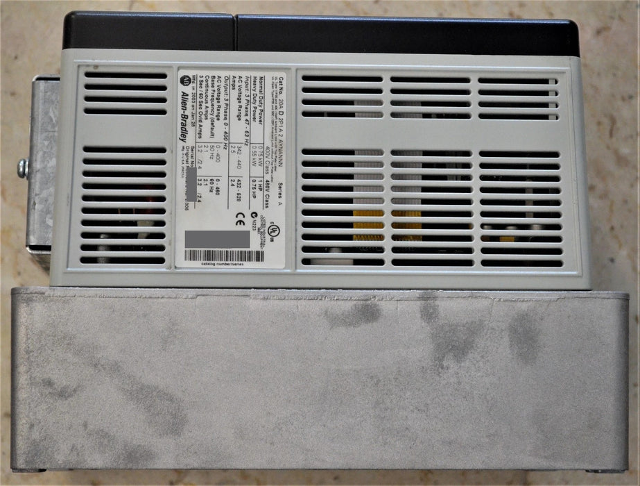 Allen-Bradley PowerFlex 70 1 HP 20AD2P1A2AYNANNN 480VAC FRN: 2.005 Tested Good*