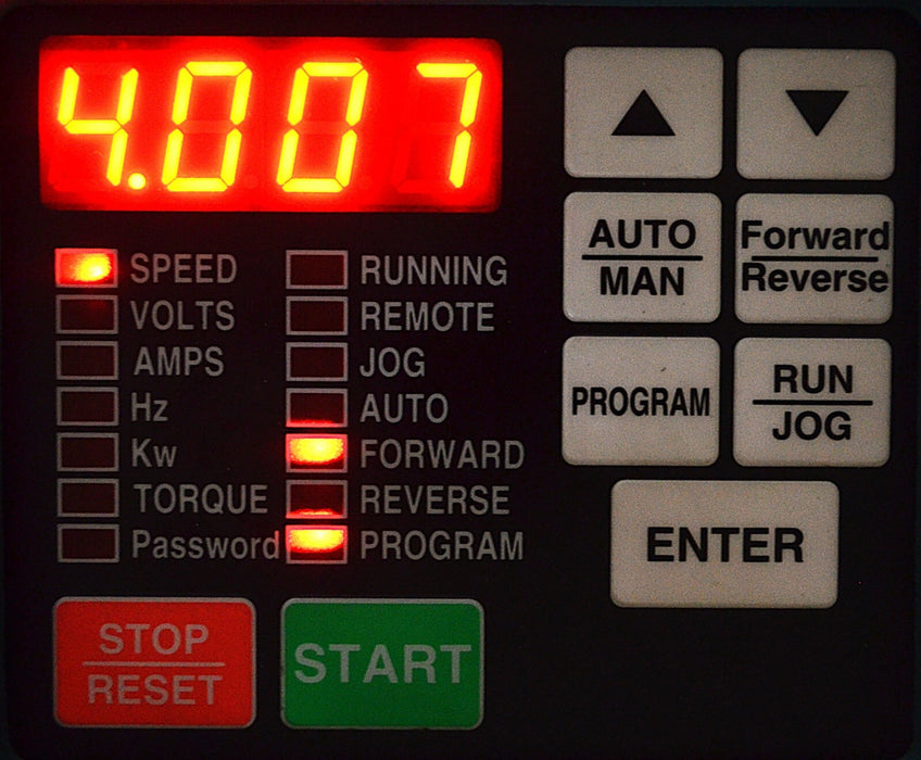 Low Run Time Reliance Electric GV3000/SE 7.5 HP 7V4160 FRN: 6.09 AC Drive Tested