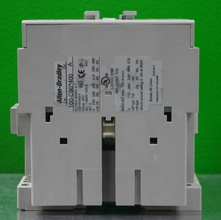 Allen Bradley 100-C90*400 Contactor, For Parts/ Repair