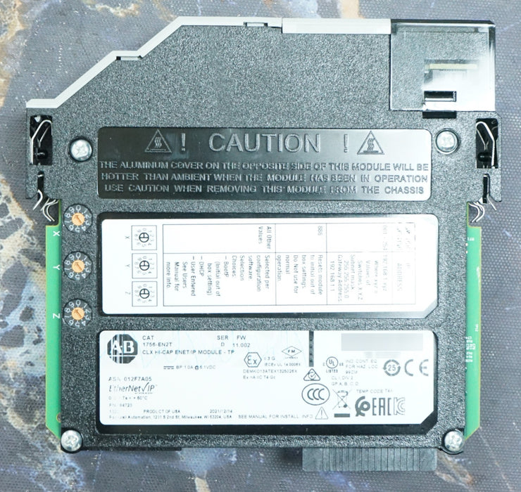 Allen Bradley 1756-EN2T / D CLX HI-CAP ENET/IP Module FRN:11.002