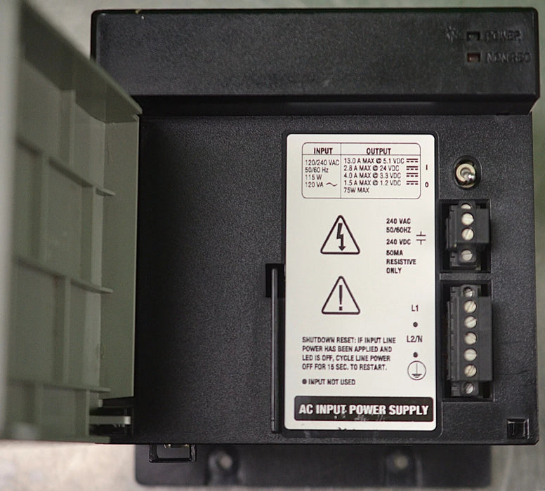 Allen-Bradley 1756-PA75R Ser A Redundant Power Supply 75W 120/240V ControlLogix