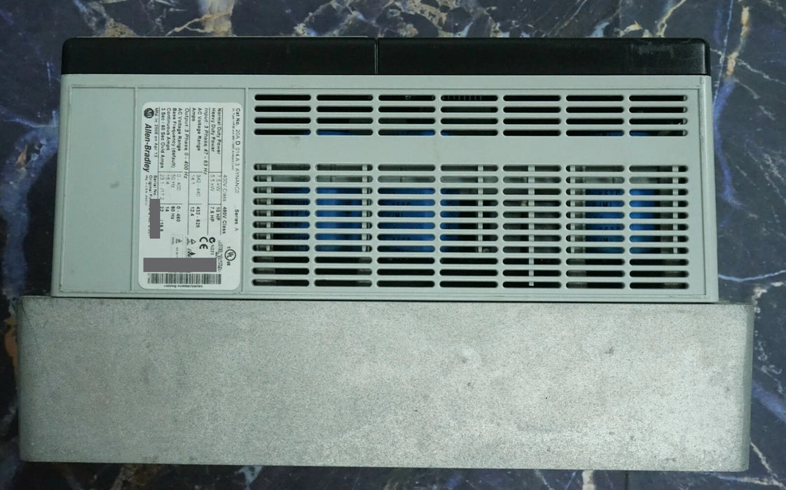 Allen-Bradley 20AD014A3AYNANC0 PowerFlex 70 10HP 480 VAC FRN:2.001 Tested Good