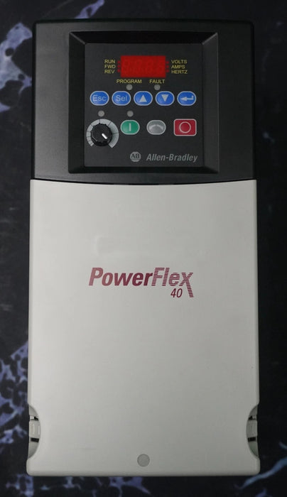 Allen-Bradley 22B-D017N104 PowerFlex 40 10 HP Ser. A Tested Good FRN:6.02