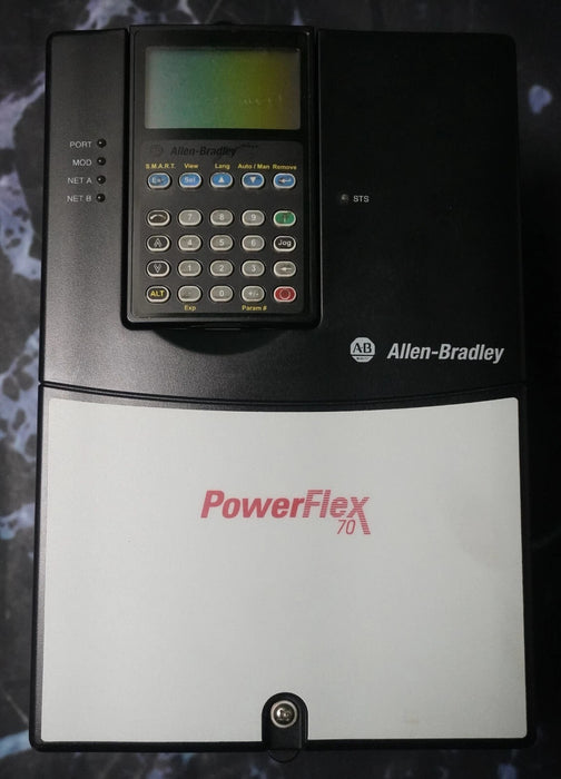 Allen Bradley PowerFlex 70 5HP 20AB015A3AYNANG0 240VAC FRN:5.001