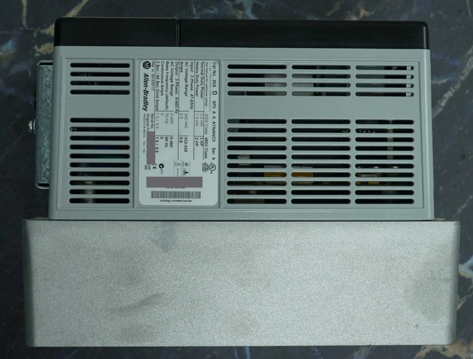 Allen-Bradley PowerFlex 70 3HP 20AD5P0A0AYNANC0 Series A Tested Good FRN:5.001