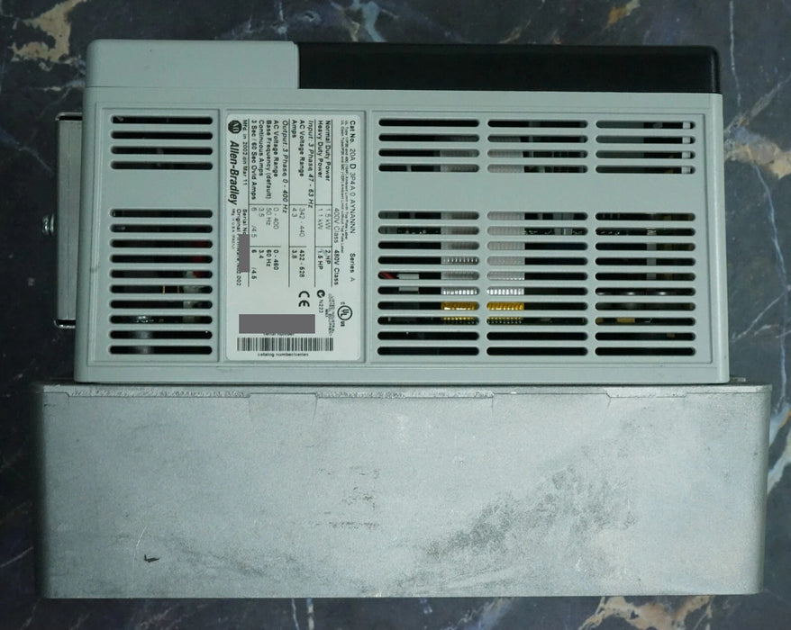 Allen-Bradley 20AD3P4A0AYNANNN PowerFlex 70 2HP 480VAC FRN:2.002