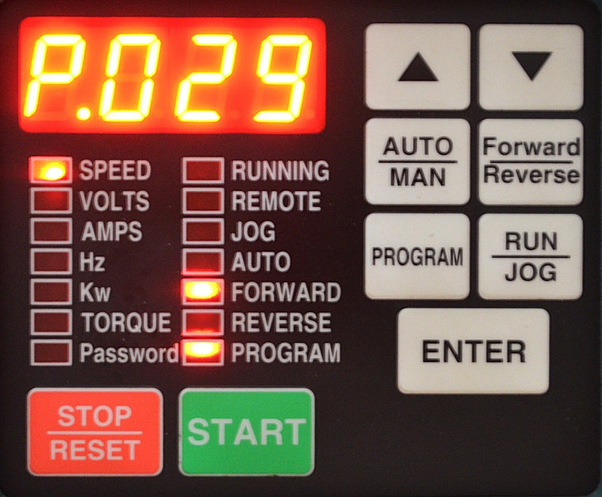 Low Run Time Reliance Electric GV3000/SE 7.5 HP 7V4160 FRN: 6.09 AC Drive Tested