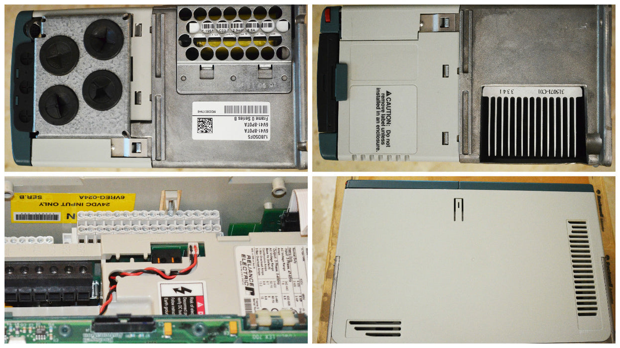 Reliance Electric GV6000 6V41-8P0TA 5 HP 480 VAC VERSION 1.003 Tested Good QTY