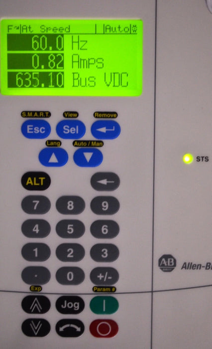 Low Hours 20AE0P9C3AYNNNC0 Allen-Bradley PowerFlex 70 0.5 HP 600 VAC Tested Good