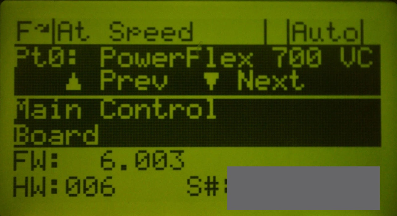 Allen-Bradley 20BD3P4A0AYNANC0 PowerFlex 700 2HP 480VAC FRN:6.002 Low Hrs Tested
