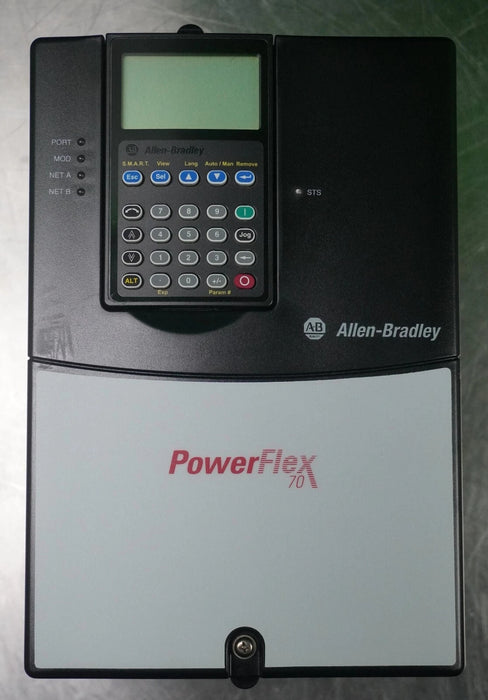 Low Hours Allen-Bradley PowerFlex 70 5HP 20AB015A3AYNANC0 240VAC FRN:3.003
