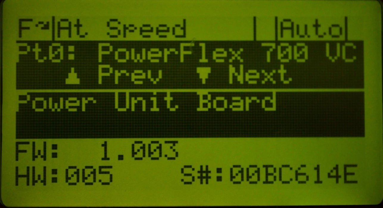 Allen-Bradley 20BD3P4A0AYNANC0 PowerFlex 700 2HP 480VAC FRN:6.002 Low Hrs Tested