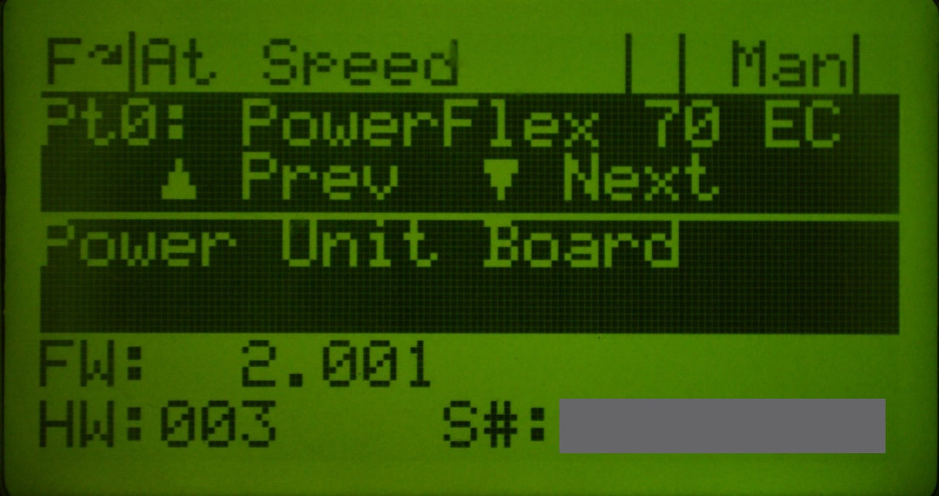 Allen-Bradley 20AD2P1A0AYNANC0 PowerFlex 70 1HP 480V FRN:5.001 Tested Good