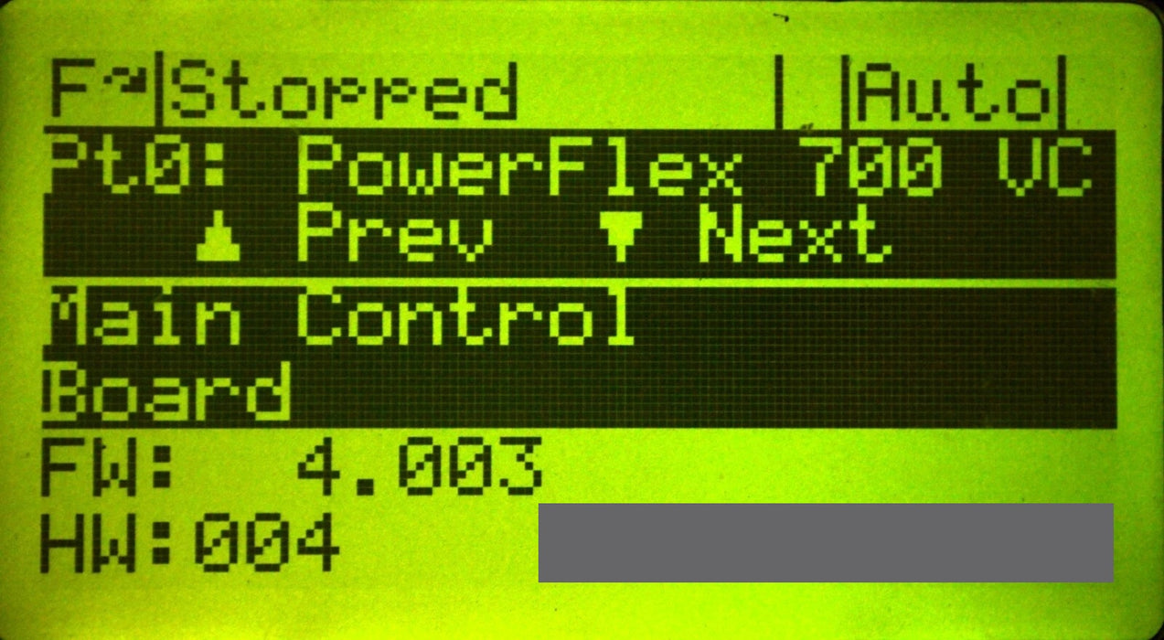 Allen-Bradley 20BD022A3AYYAND0 PowerFlex 700 15 HP FRN 4.003 w/20-HIM-A3 Keypad