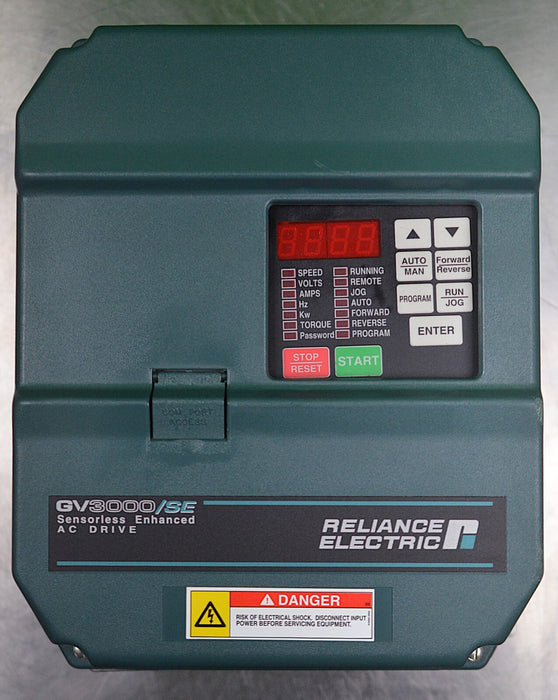 Low Run Time Reliance Electric GV3000/SE 7.5 HP 7V4160 FRN: 6.09 AC Drive Tested
