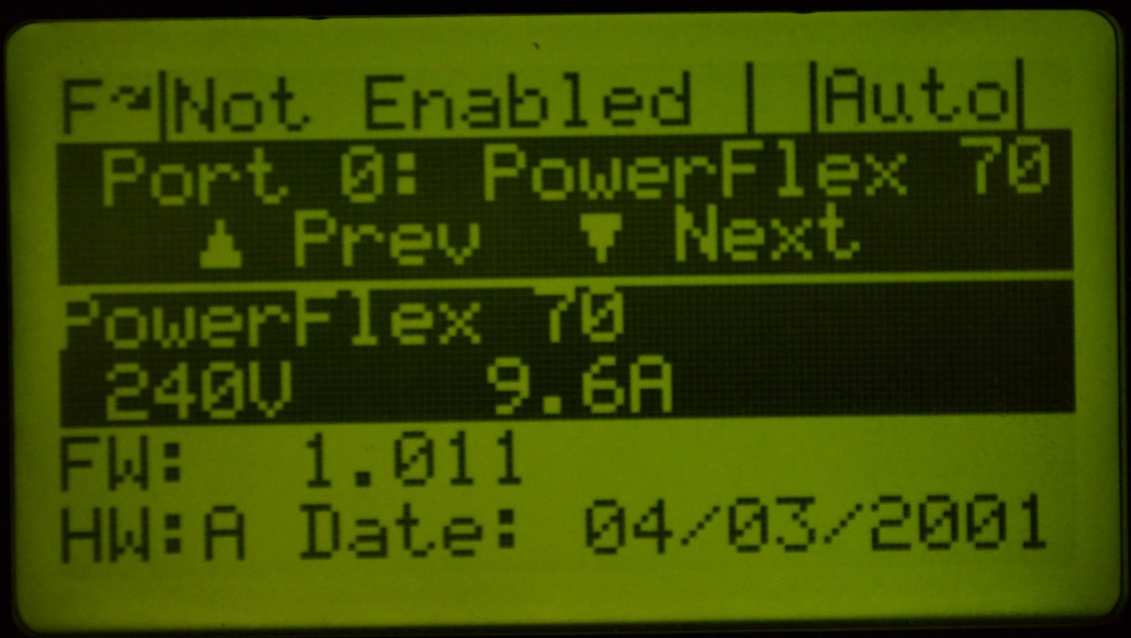 Allen-Bradley 20AB9P6A0AYNNNNN PowerFlex 70 3HP 240V VFD Tested Good