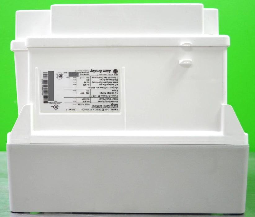 Low Hours 20AE0P9C3AYNNNC0 Allen-Bradley PowerFlex 70 0.5 HP 600 VAC Tested Good