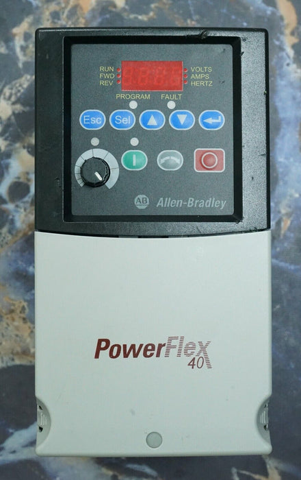 2011 Allen-Bradley 5HP Powerflex40 22B-D010N104 Series A Tested Good FRN 6.02