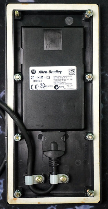 Allen Bradley 20-HIM-C3 Series A Panel Mount Remote HIM W/Cable Tested Good