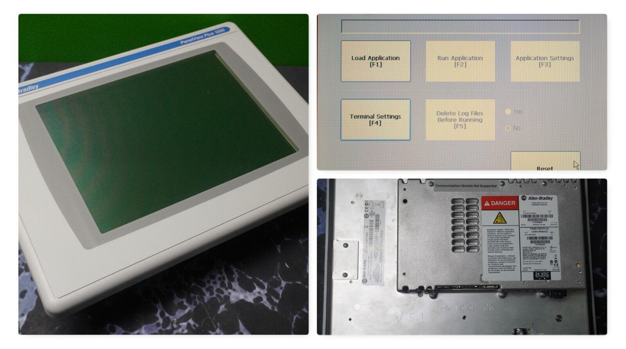 Allen Bradley 2711P-RDT10C Series B PanelView Plus 1000 Tested Good