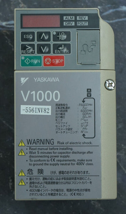 Yaskawa CIMR-VA2A0001BAA V1000 Variable Frequency Drive Tested Good FRN:1022 QTY