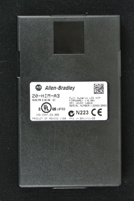 ALLEN- BRADLEY 20-HIM-A3 SERIES C Full Numeric HMI V6.001 - TESTED GOOD