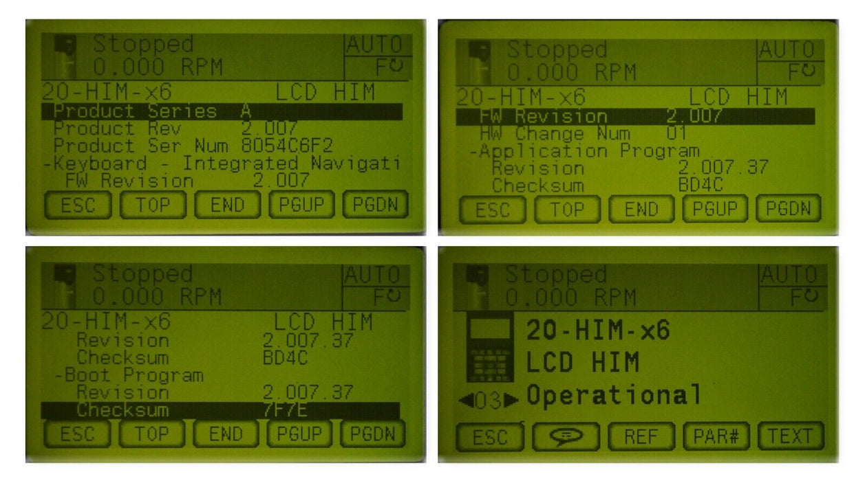 2017 ALLEN BRADLEY 20-HIM-A6 SERIES A HMI FIRMWARE VERSION 2.007 (A6-3)