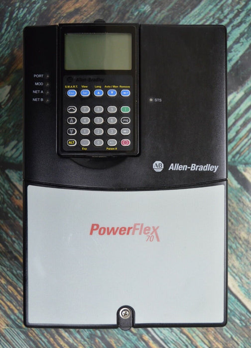 Allen-Bradley PowerFlex 70 10HP 20AE011A0AYNNNNN 600 VAC Tested Clean FRN:2.008