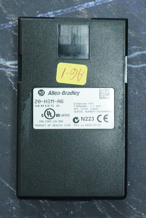 ALLEN BRADLEY 20-HIM-A6 SERIES A HMI FIRMWARE VERSION 1.005 (A6-1)