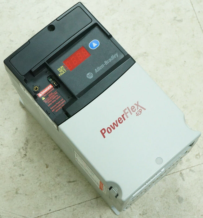 Low Hours 22D-D4P0N104 Allen Bradley PowerFlex 40P Drive 2HP Ser.A FRN:2.01