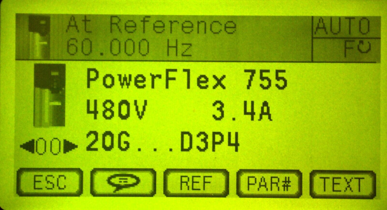 Allen-Bradley 20G11RD3P4JA0NNNNN PowerFlex 755 VFD 2 HP Series A FRN: 7.001