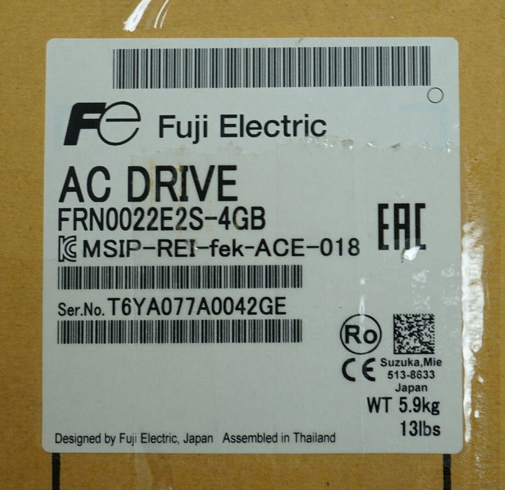 New FUJI FRN0022E2S-4GB Inverter 7.5HP