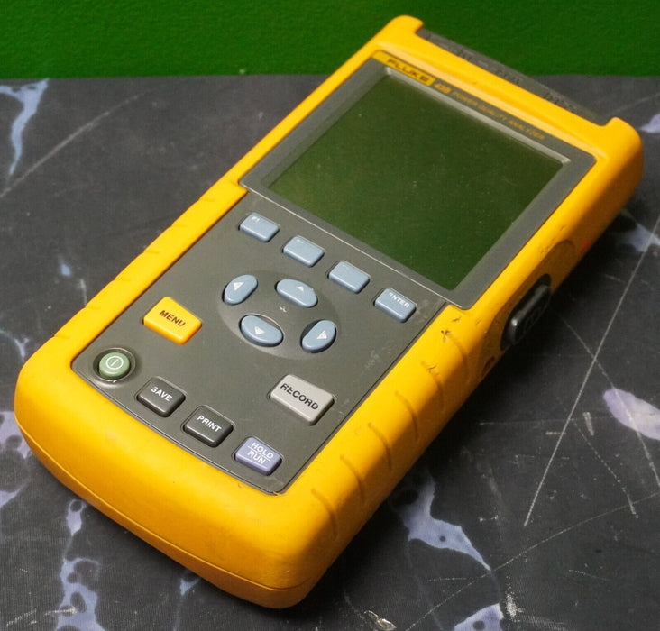 FLUKE 43B HANDHELD Power Quality Analyzer Tested Good