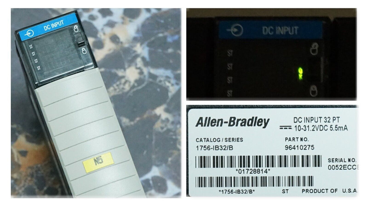 Allen-Bradley 1756-IB32 ControlLogix Input Module FRN:3.5