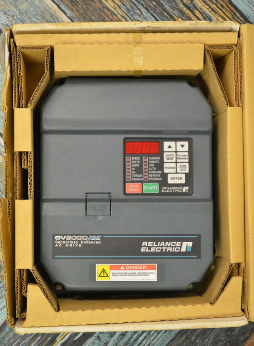 NEW Reliance Electric GV3000 /SE 7.5 HP 7V4160 Firmware 6.04 AC Drive  WITH BOX