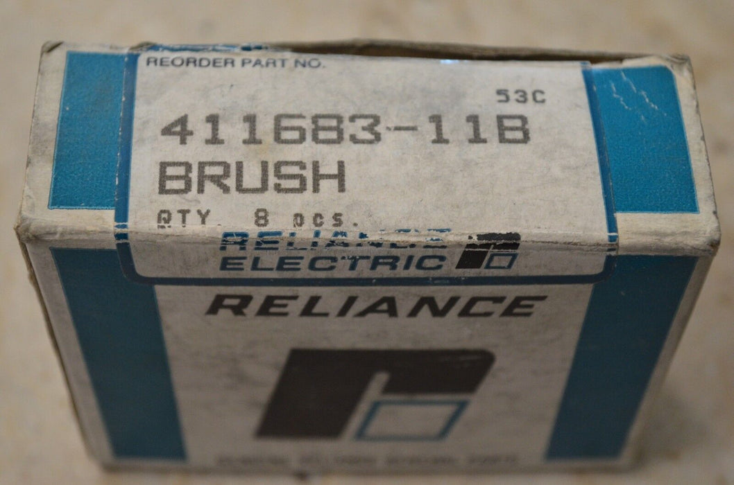 Reliance Electric 411683-11B Package Of 8 Carbon Brushes For DC Motor