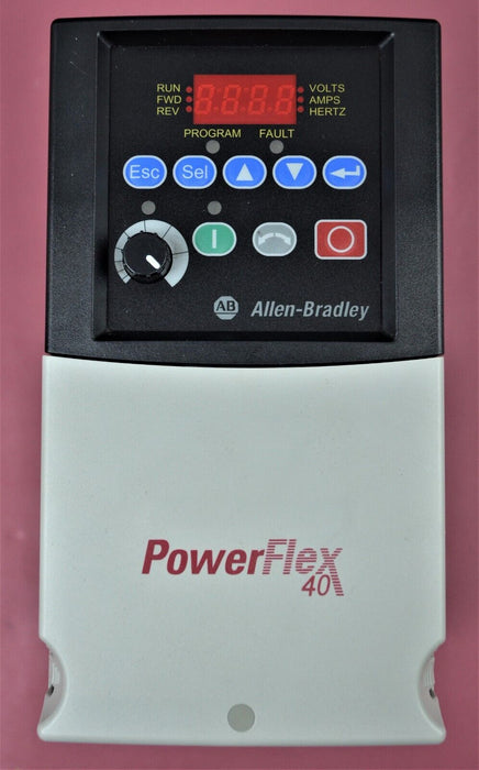 Low Hours Allen Bradley 22B-D6P0N104 PowerFlex 40  3 HP Drive Tested Good 6.01