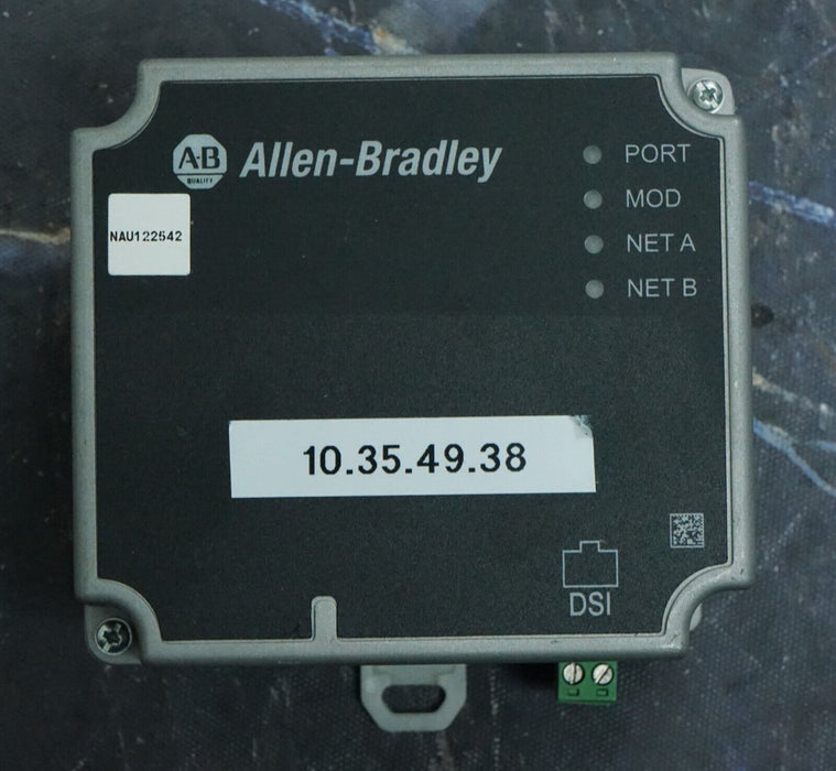 Allen Bradley 22-XCOMM-DC-BASE With Ethernet Card Ser. A