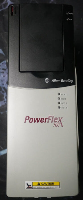 Low Hours Allen-Bradley PowerFlex 700 7.5HP VFD 20BD011A0AYNAND0 FRN:9.001