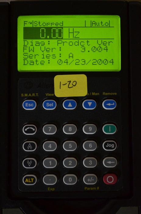 Allen-Bradley 20-HIM-A3 SERIES A Full Numeric HMI Keypad Firmware 3.004   #1-20