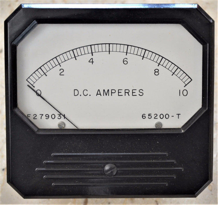 NEW RELIANCE ELECTRIC 65200-A  0-10 DC Amps Panel Meter 65200A