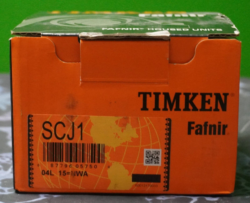 NEW TIMKEN SCJ1 Four-Bolt Flanged Mounted Bearings Setscrew Locking